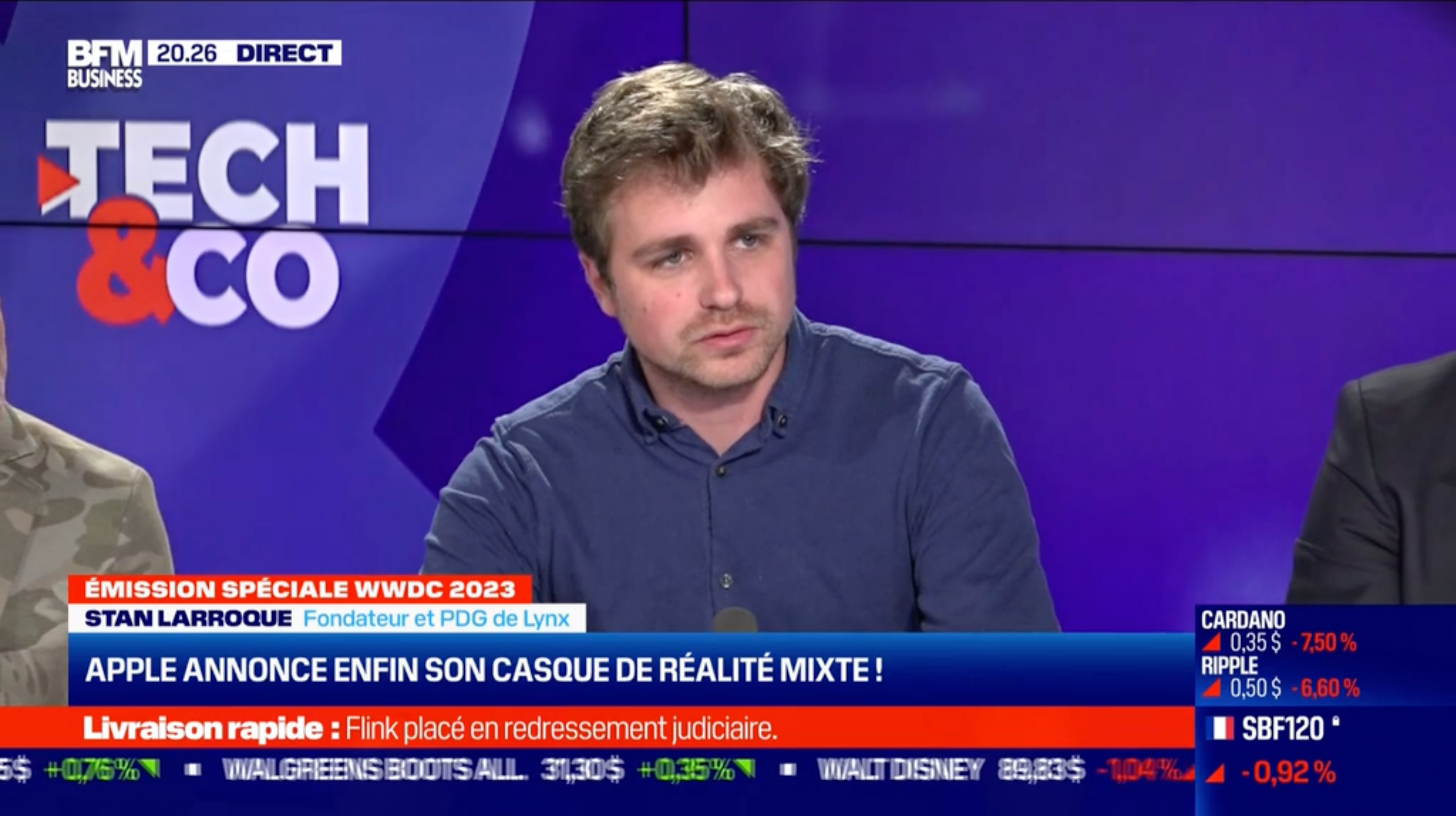Lynx Mixed Reality on BFMTV